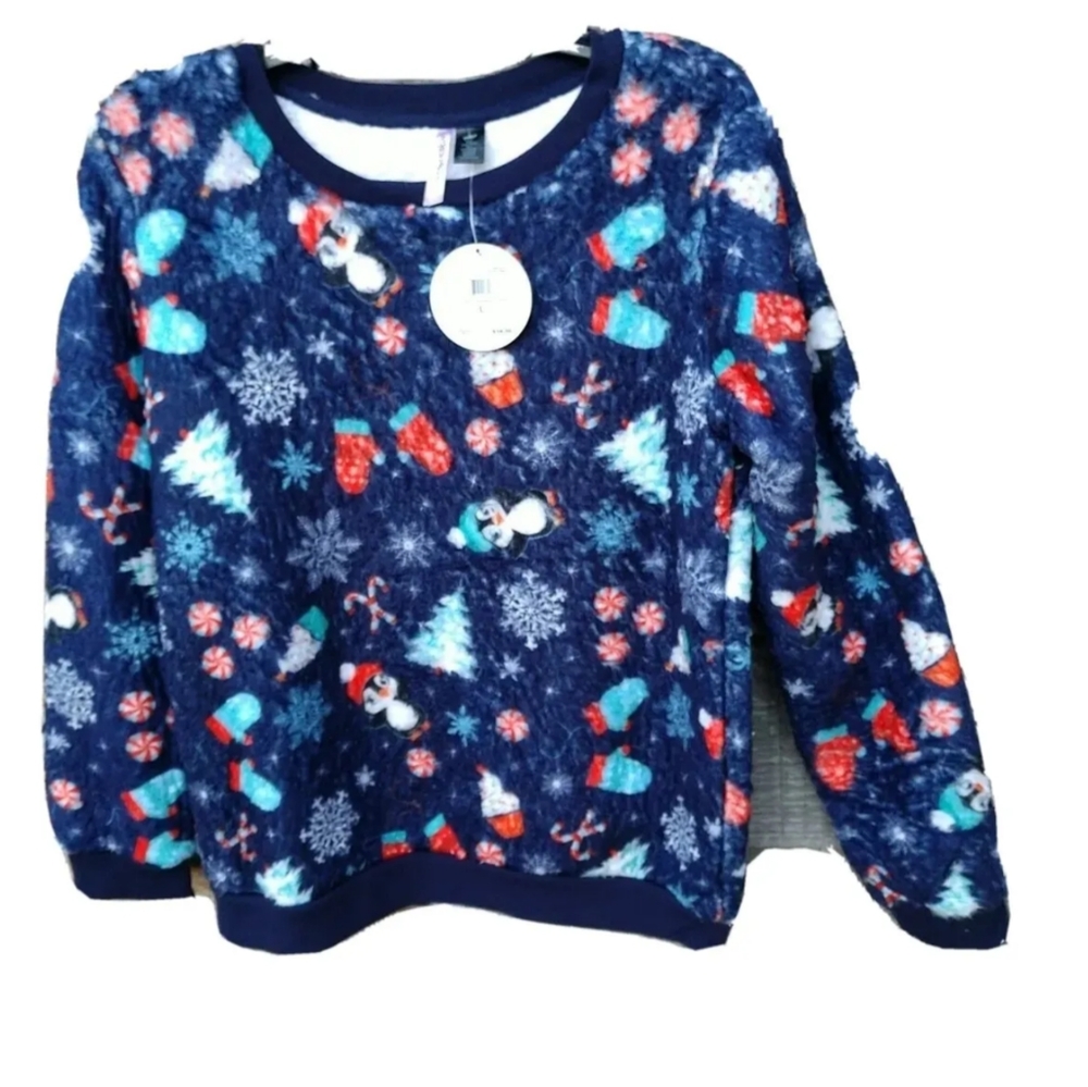 ❄️🌲🧑‍🎄 Winter Sweatshirt Crew Neck Pullover Long sleeve